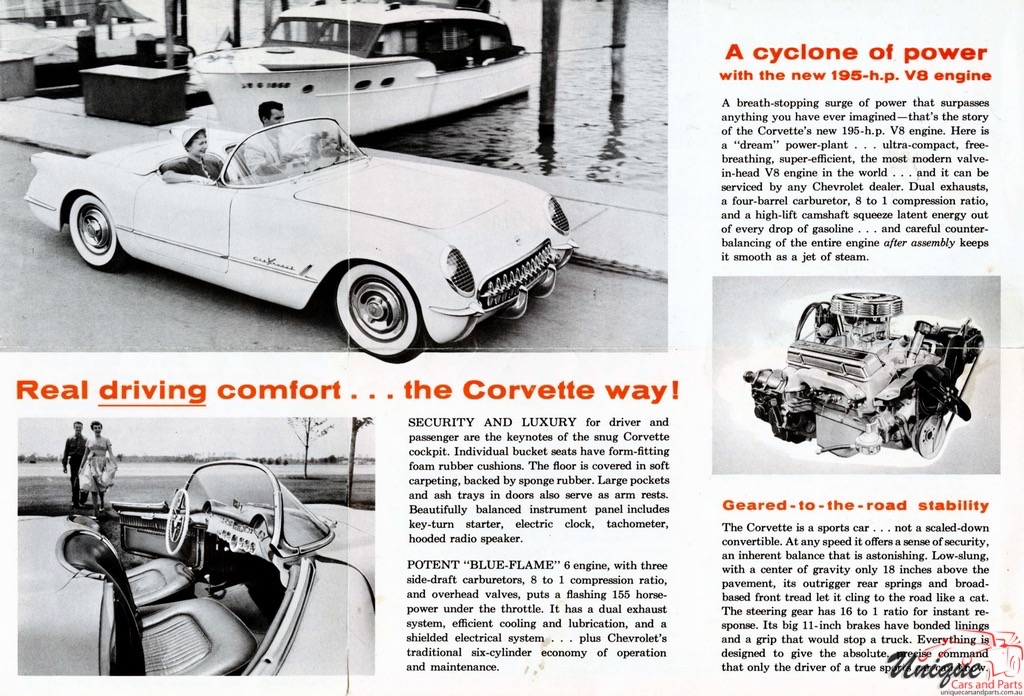 1955 Corvette Foldout Page 1